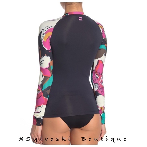 🔥 Billabong Women's Day Drift Long Sleeve Rash Guard NWT - Picture 4 of 6